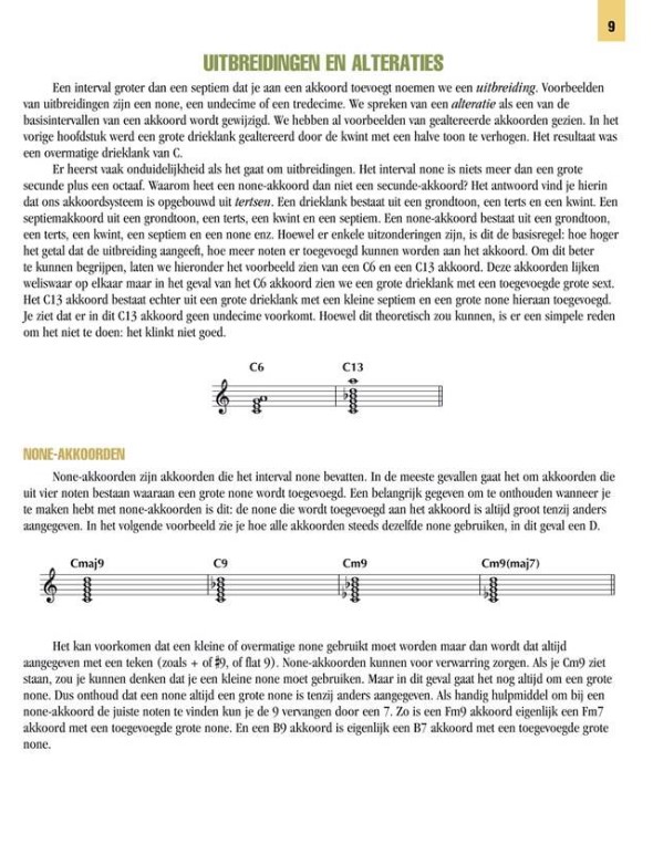 Akkoorden Deluxe voor Toetsinstrumenten