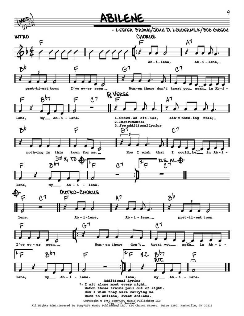 The Real Country Book (C instruments)