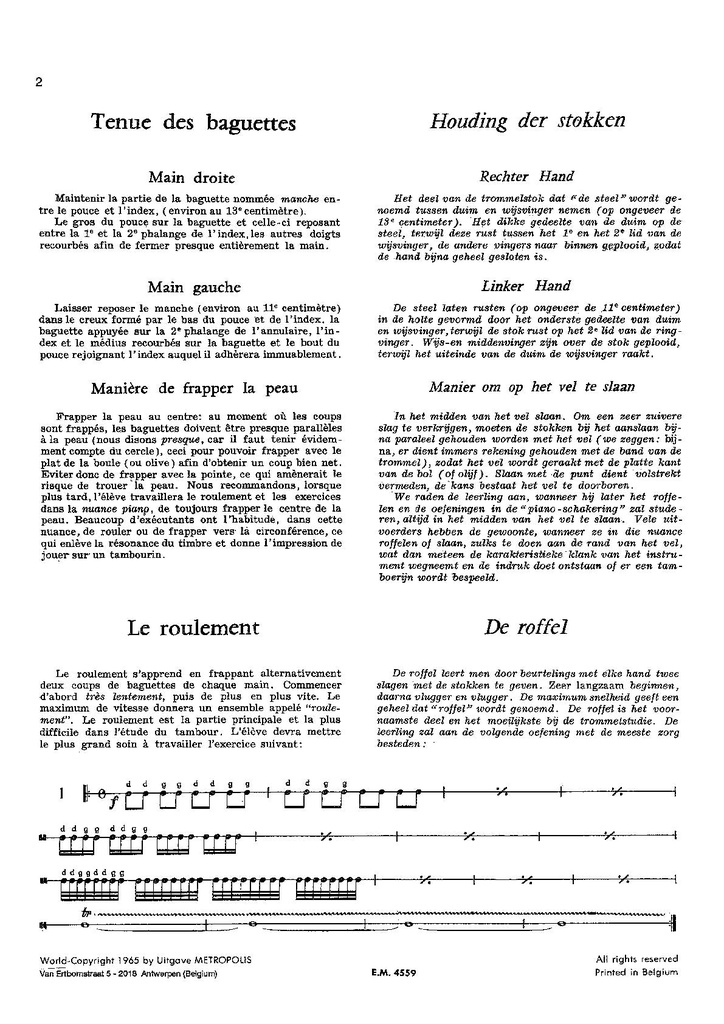 Studie van de Orkesttrommel