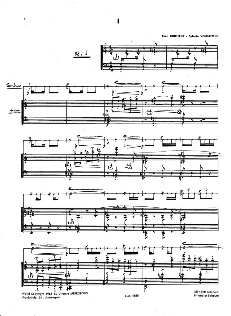 Etudes voor de Orkesttrommel (Pianobegeleiding)