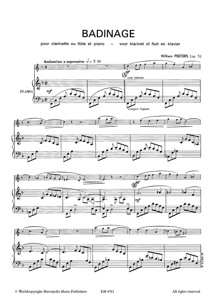 Badinage, Op.5