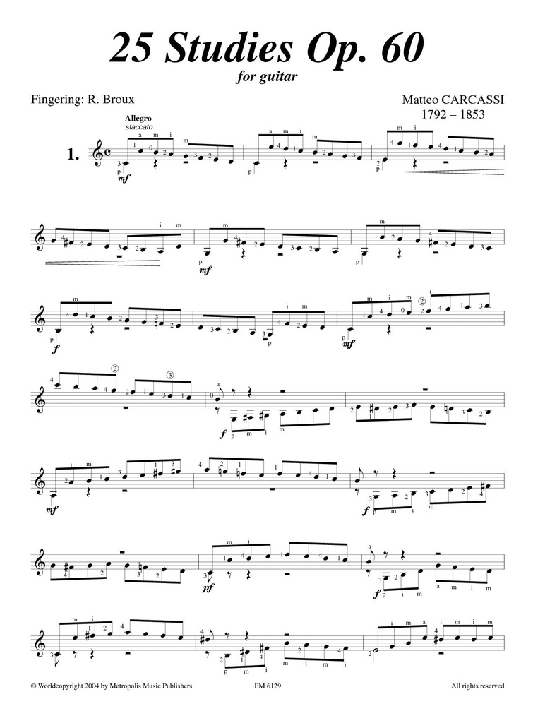 25 Etudes, Op.60 (METROPOLIS)
