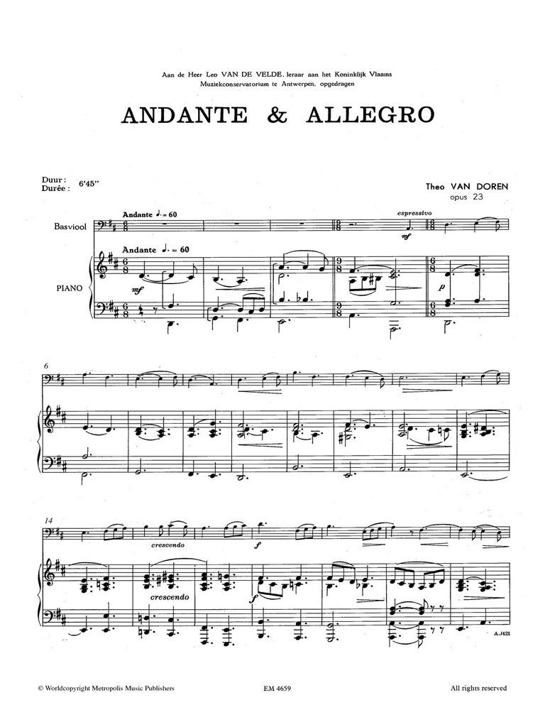 Andante & Allegro