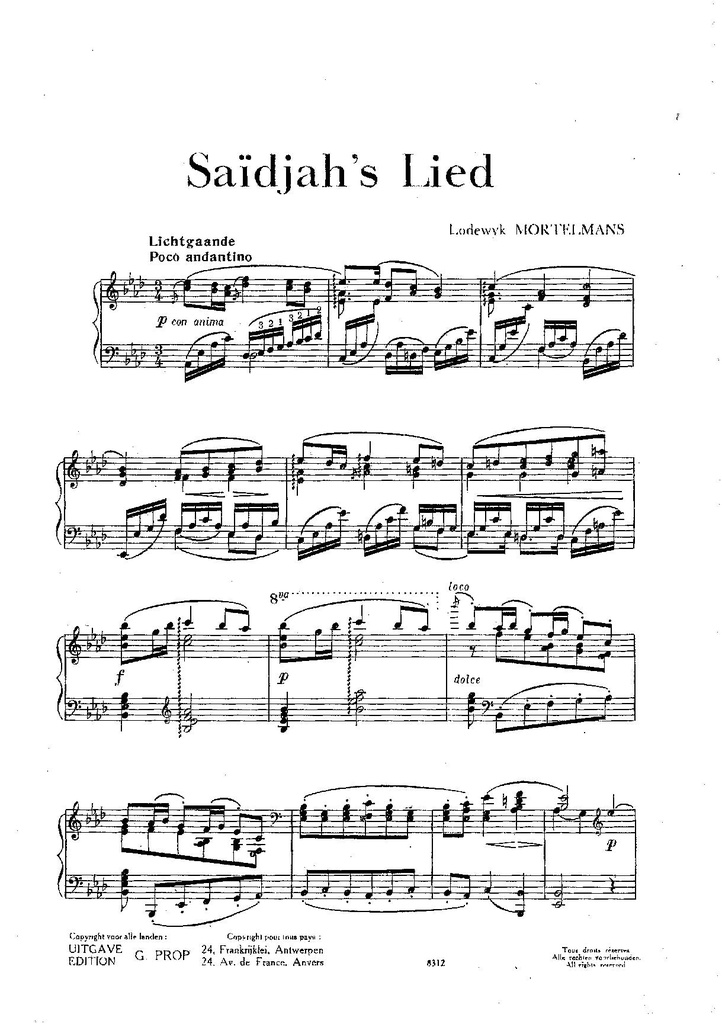 Saidjah's Lied