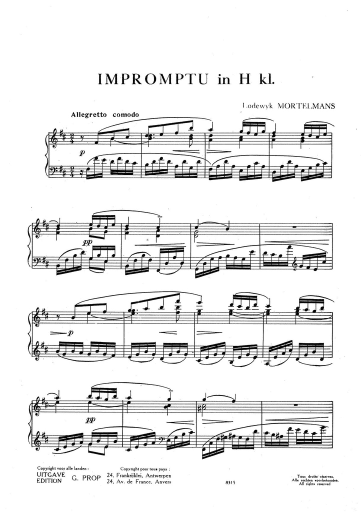 Impromptu in si klein