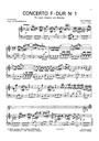 Concerto F-Dur - Nr.1