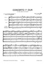 Concerto F-Dur (Partituur)