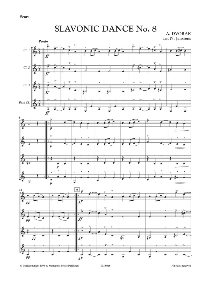 Slavonic Dance, Op.46 nr.8