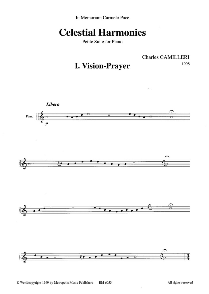 Celestial Harmonies (Petite suite)