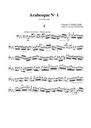 6 Arabesques for Cello Solo