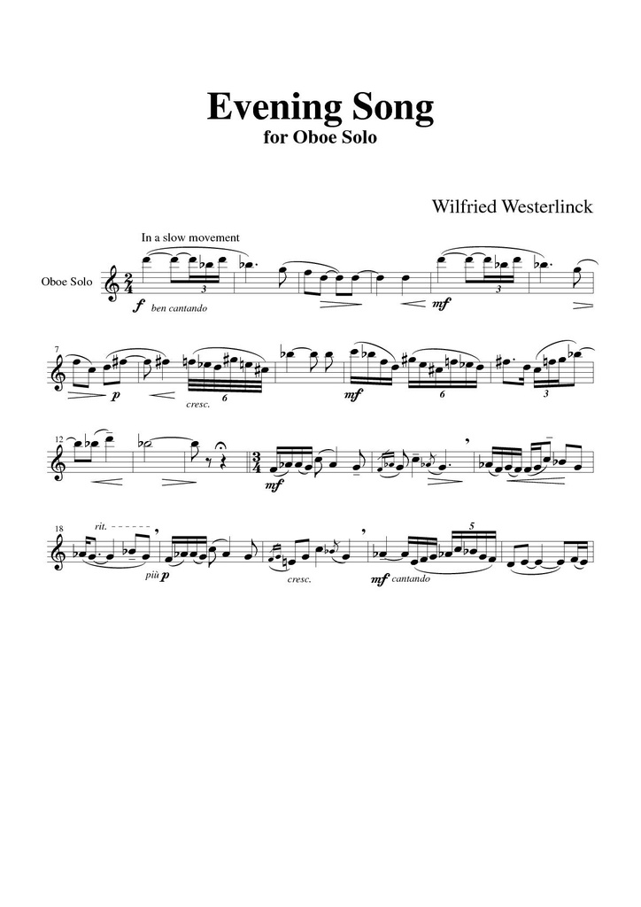 Evening song
