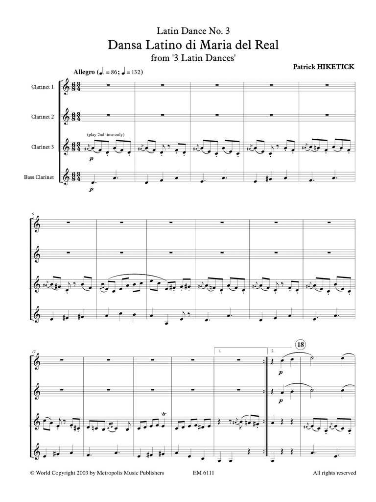 Latin dances no.3 (Dansa latino)