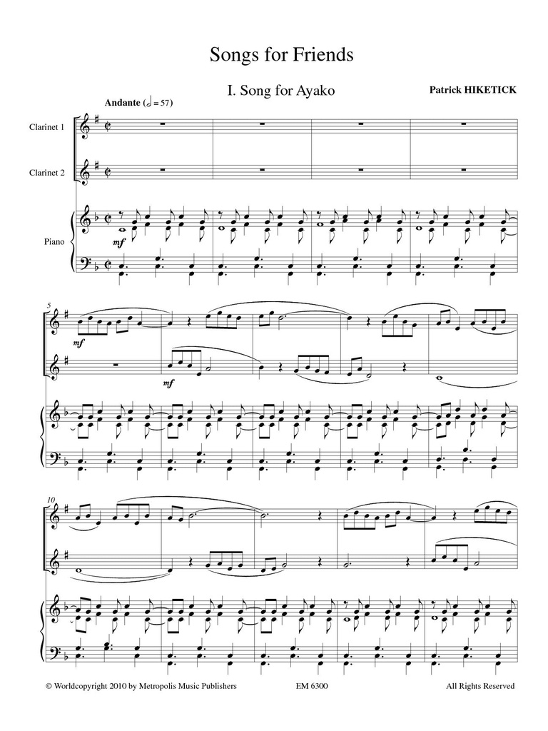 Songs for friends