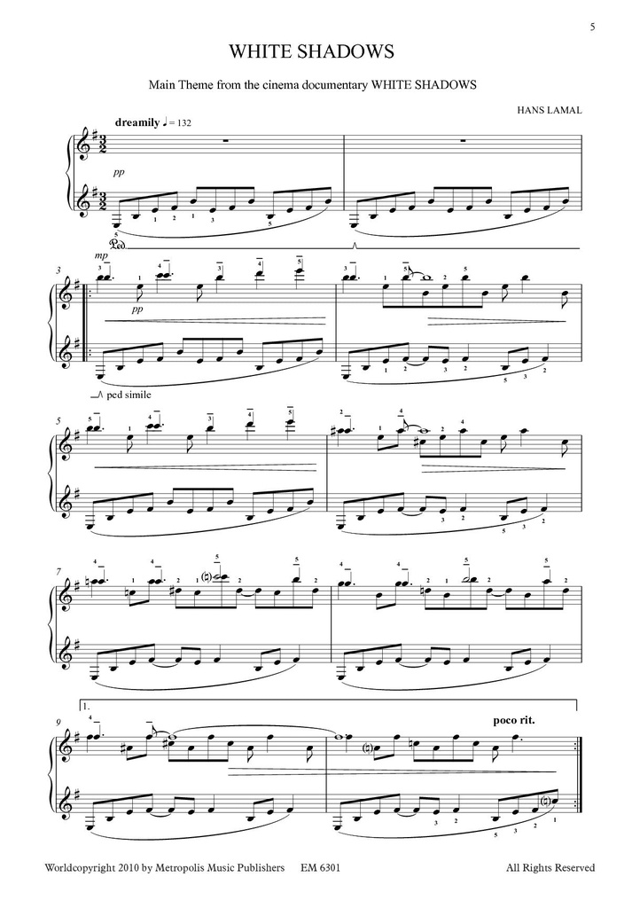 White shadows (Intermediate)