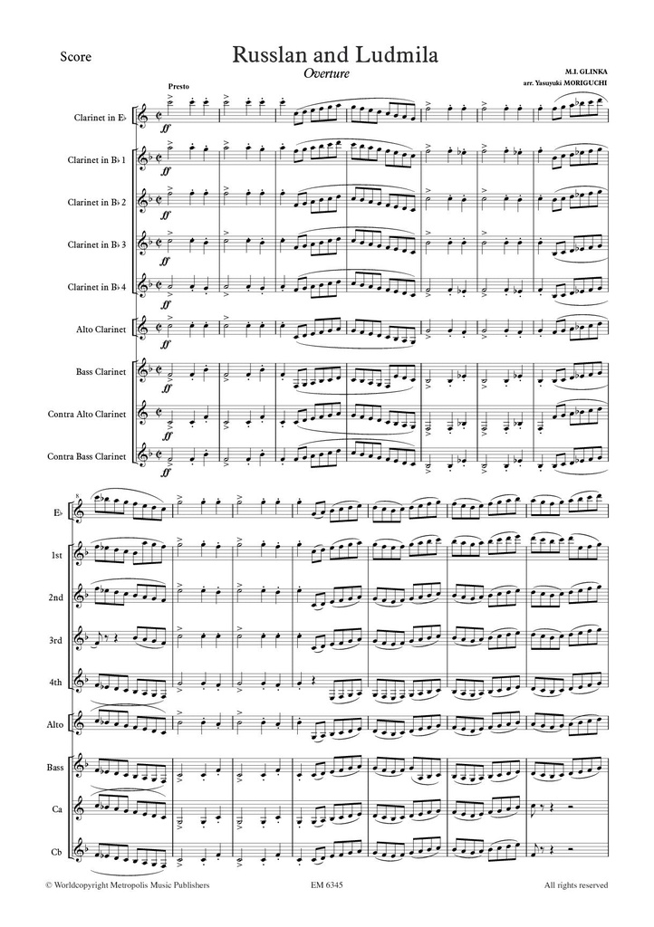 Overture from Russlan and Ludmilla