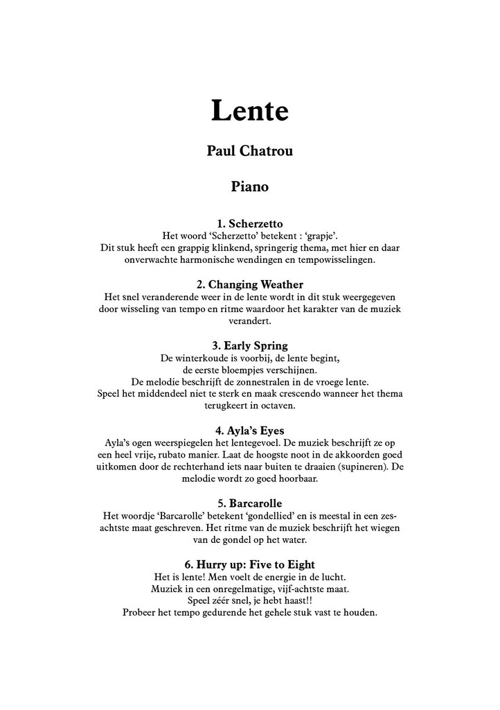 Seasons - Spring (Lente)
