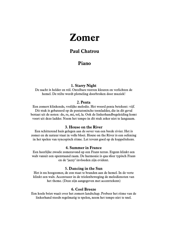 Seasons - Summer (Zomer)