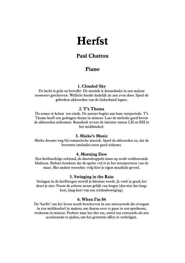 Seasons - Autumn (Herfst)