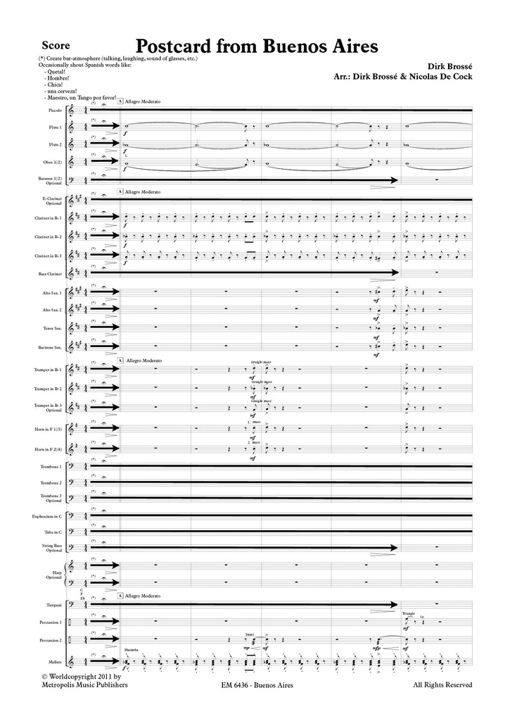 Postcard from Buenos Aires (Score & parts)