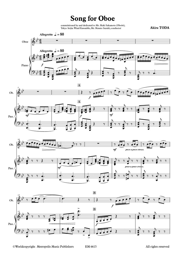 Song for oboe