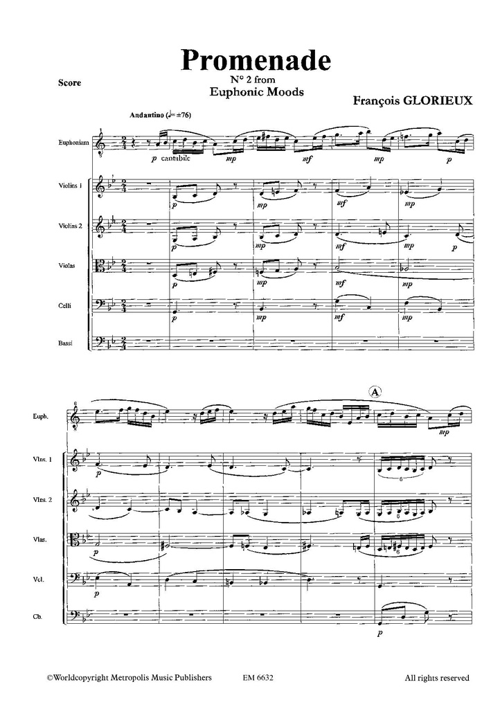 Promenade (Score & parts)