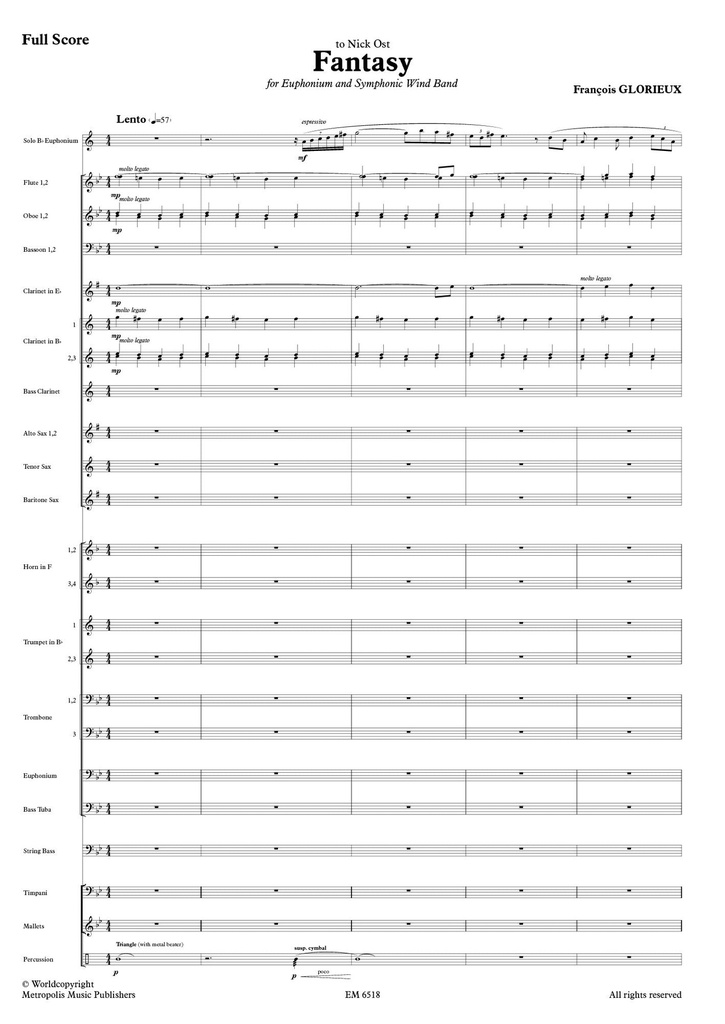 Fantasy (Score & parts)