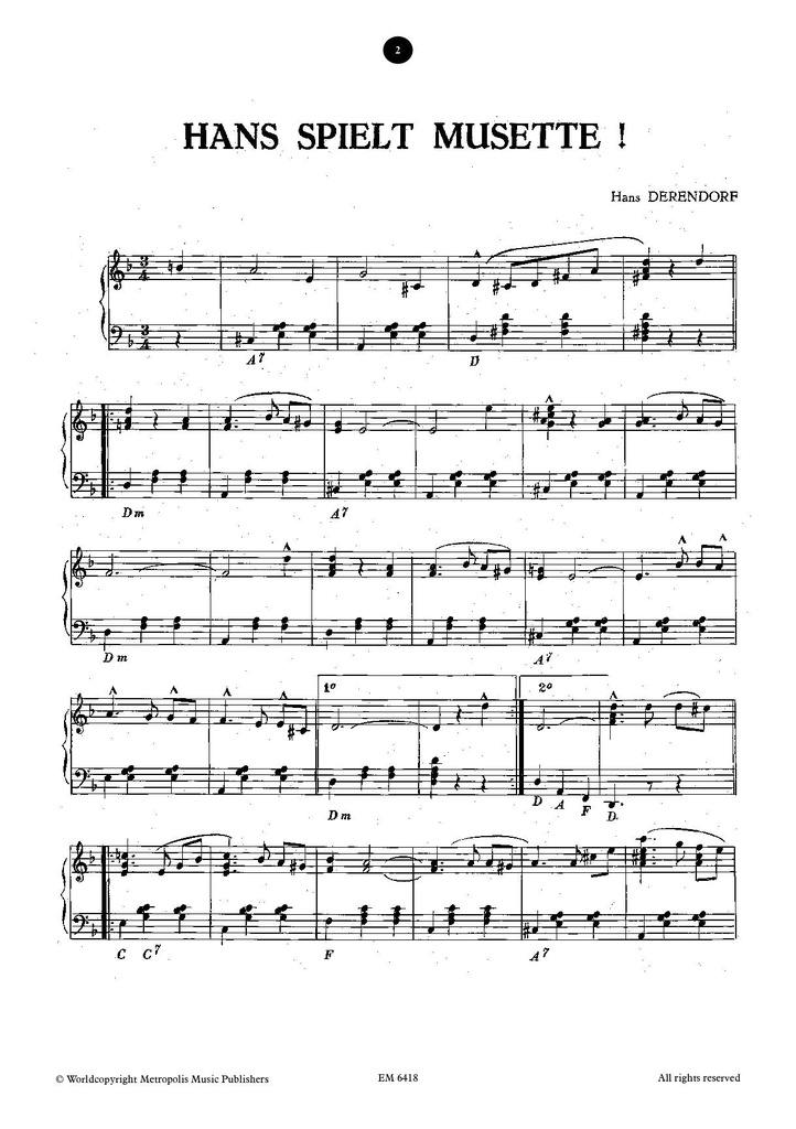 Akkordeon spielt Musette - Vol.1