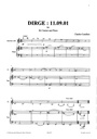 Dirge 11.09.11 for Clarinet and Piano