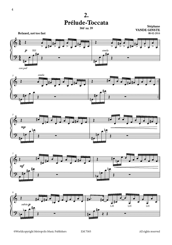 Complete 366' - Book 1 : 12 Preludes