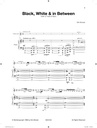 Black, White & In Between (version for violin)