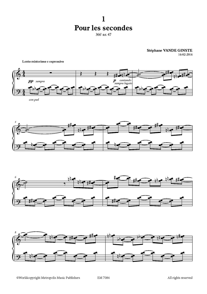 Complete 366' - Book 3 : Etudes pour les Intervalles