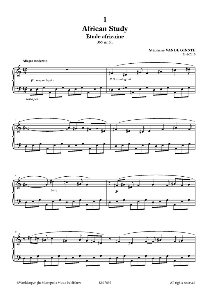 Complete 366' - Book 4 : 2 African Pieces