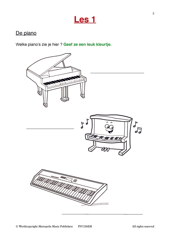 Mijn Piano Schrift