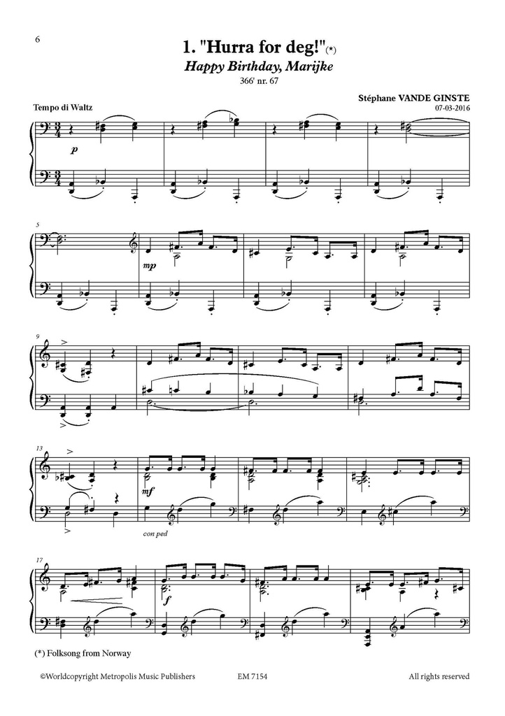 Complete 366' - Book 12 : 9 Birthday Songs