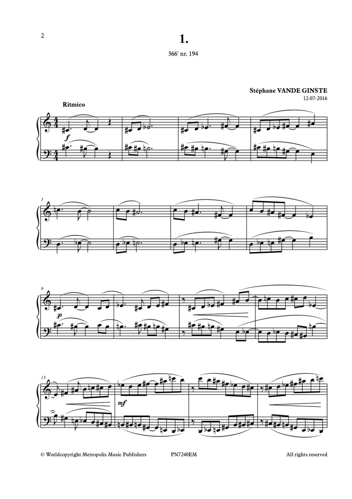 Complete 366' - Book 26 : 4 Studies on Contrary Motion