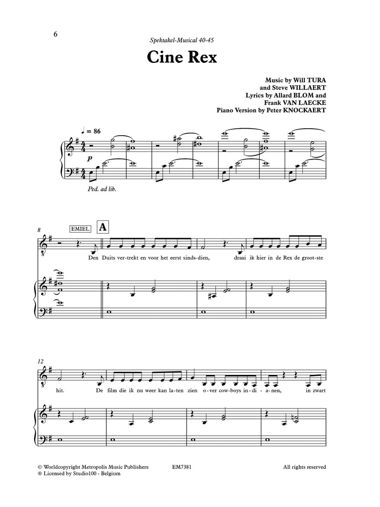 Musical 40-45 (Illustrated songbook)