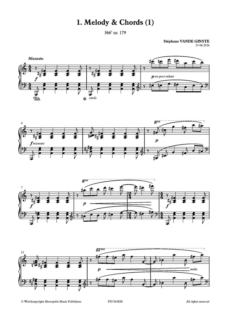 Complete 366' - Book 43 : Melody and Chords