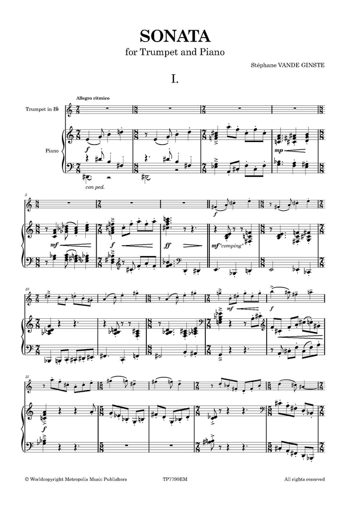 Sonata for Trumpet and Piano