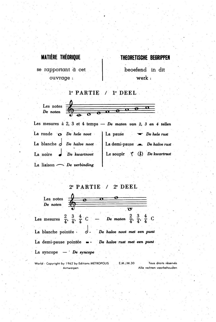 Notenleer - Deel 1