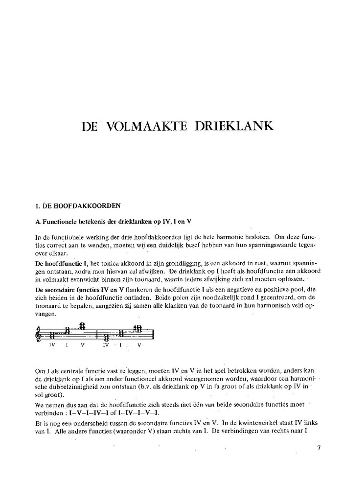 Functionele Harmonie - Deel 1