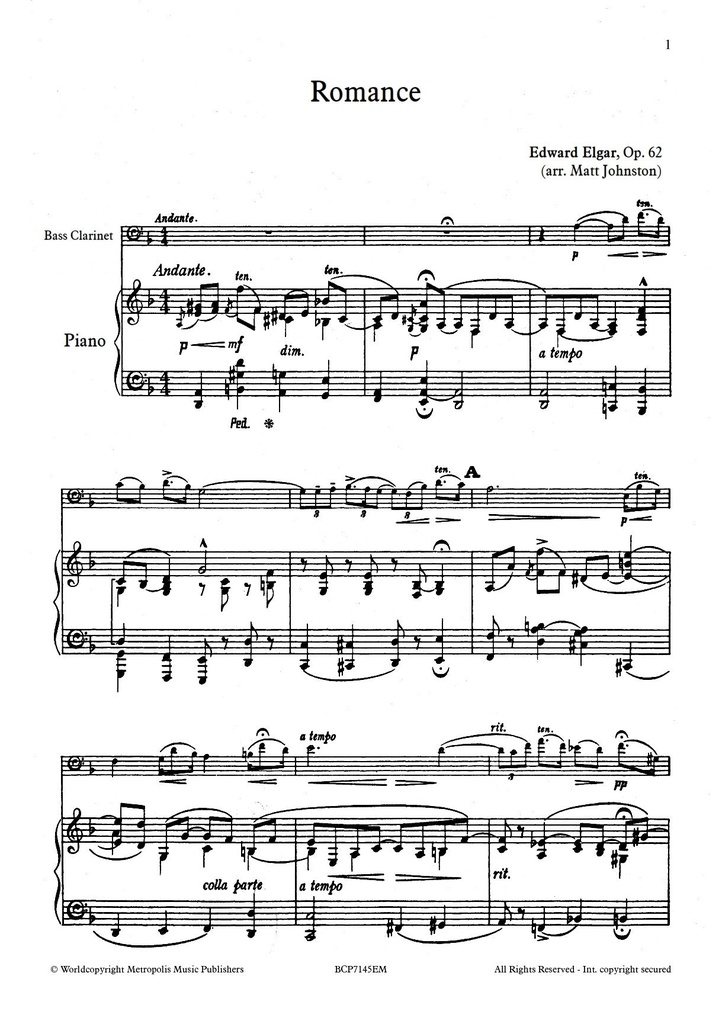 Romance, Op.62