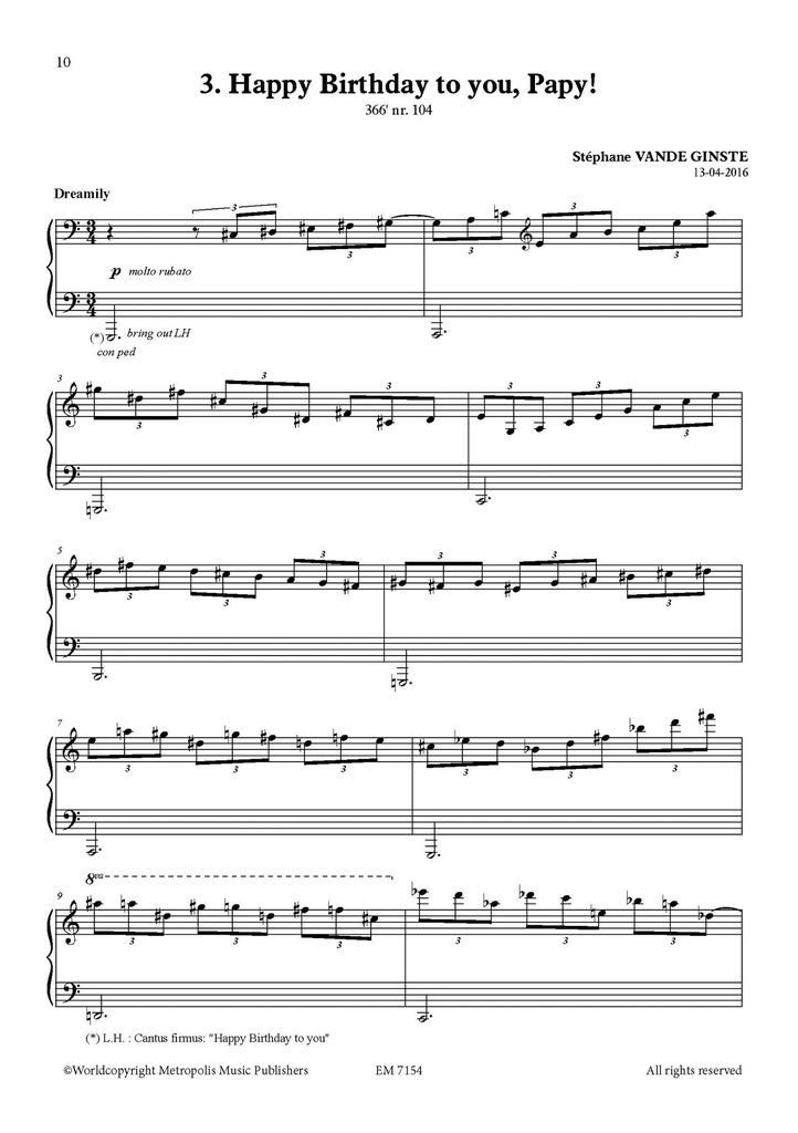 Complete 366' - Book 12 : 9 Birthday Songs