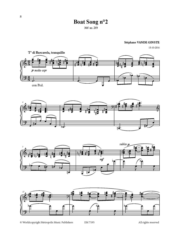 Complete 366' - Book 17 : Boatsongs