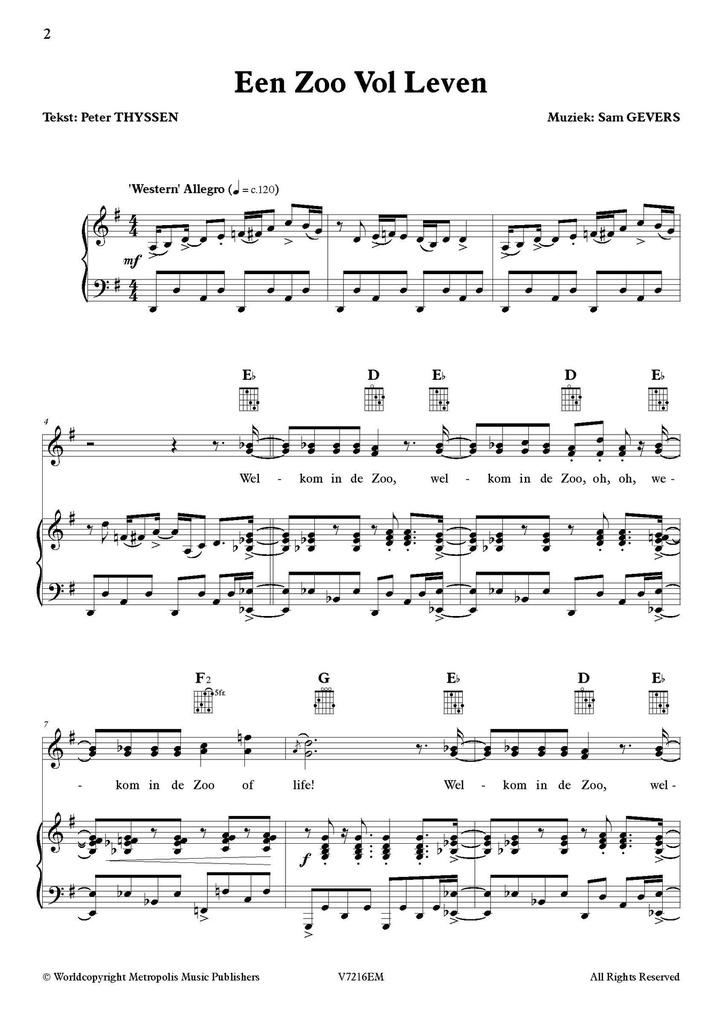 Zoo of Life - Songbook