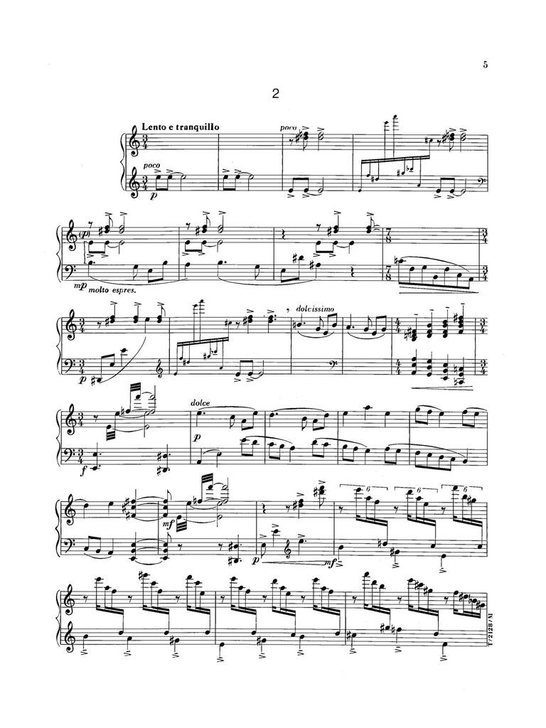 Suite, Op.72 nr.1