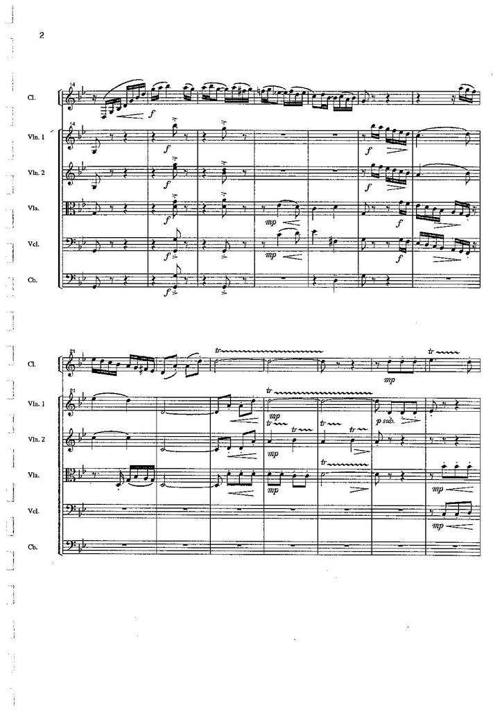 Concertino for Clarinet and Strings