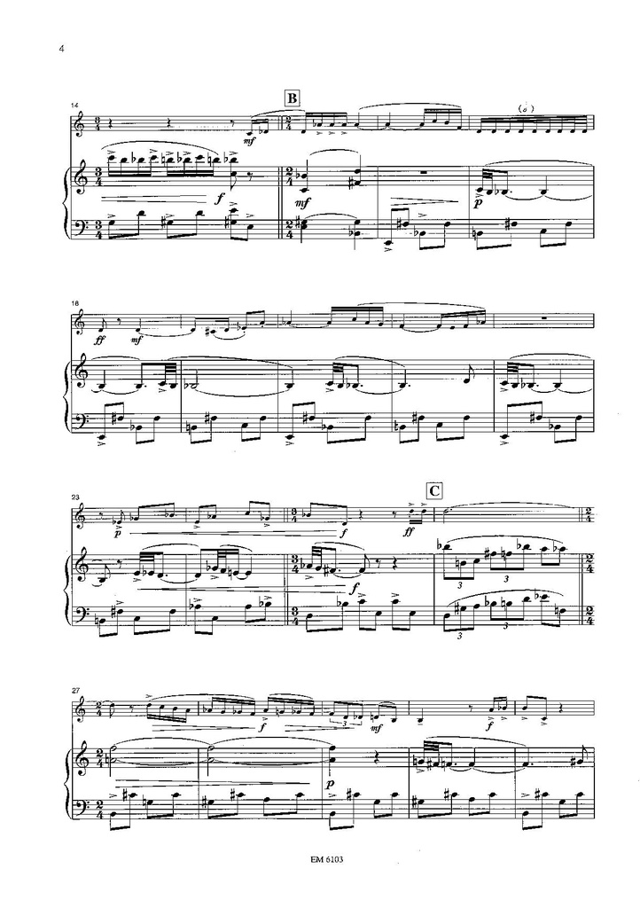 3 Miniaturen (Altsaxofoon)
