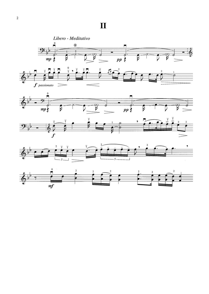 6 Arabesques for Cello Solo