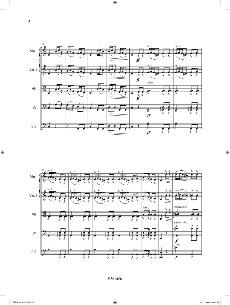 Village Music (Score)