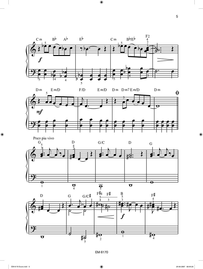 Kuifje en de Zonnetempel (Easy piano)
